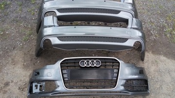 Rear bumper audi a6 4g9807511h station wagon s - line, фото