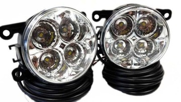 Дневные ходовые огни led подсветка peugeot 307 2005 - 08, фото