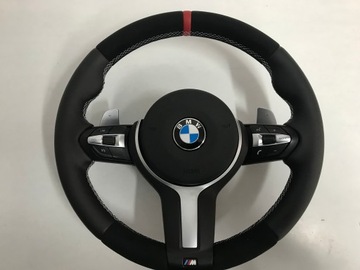 Bmw f30 f31 f32 f25 f22 f25 руль лепестки m paket алькантара подушка безопасности, фото
