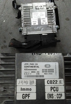 Kia optima 4 2017 hybrid plugin computer sim2k250, фото