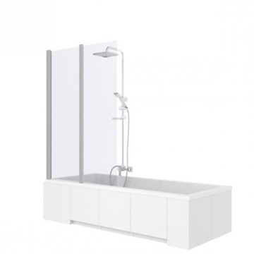 Rea agat screen bathtub 2-element. 80cm glass, фото