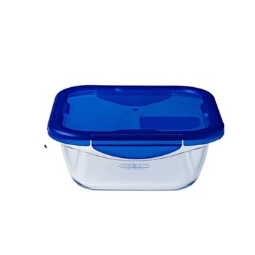 Миска огнестойкие квадрат pyrex cook& go 0, 8 левая, фото