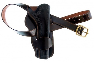 Strap cowboy holster on 1 revolver 723, фото