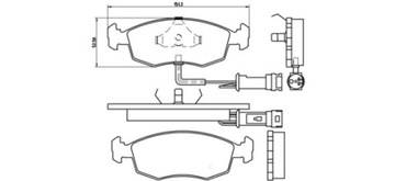 Колодки тормозное ford scorpio 1982-94, mp246. 1, фото