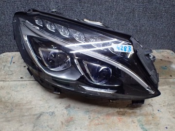 Фара правая передняя mercedes c class w205 full led, фото