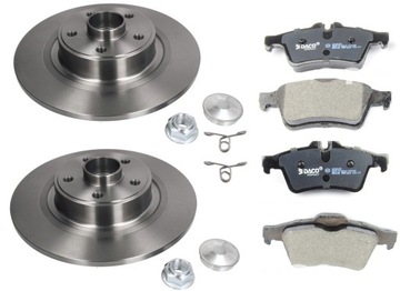 Disks+ bearing pads ass renault laguna 3 latitude set, фото