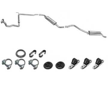 Vw transporter t4 1.9 2.0 2.4 (1990 - 1995) version short swb inlet and outlet system, фото