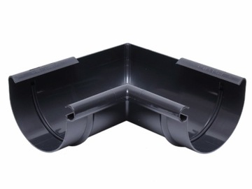 Inner corner pvc - у gamrat 125mm graphite, фото