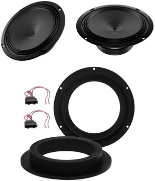 Audison ap 6.5 динамики проставки (распорки) мдф 165mm vw golf 5 tiguan transporter t5, фото
