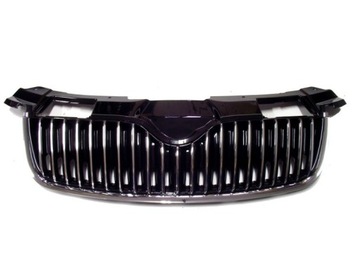 Решетка skoda fabia 2 хром 5j0853668a, фото