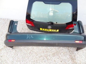 Bumper back ass opel vectra c station wagon green, фото
