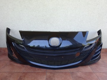 Mazda 3 2009 - 2011 09 - бампер передний решетка, фото