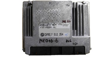Ecu bmw e46 318 2.0 dme7512354 0261209005 в комплекте, фото