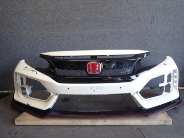 Front bumper honda civic x type r 17 -, фото