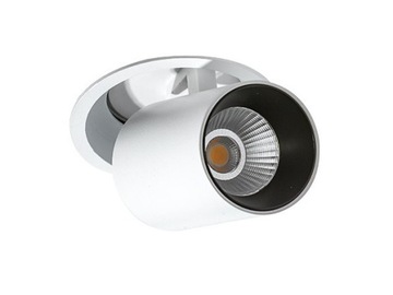 Luna lm-8141 stain light headlight fog light white black led backlight 12w azzardo, фото