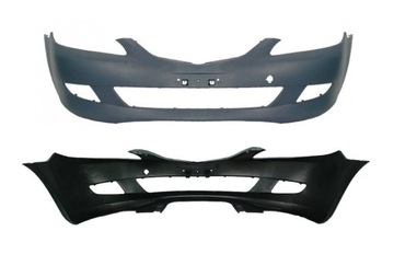 Bumper front mazda 6 2002 - 2005 for painting new, фото