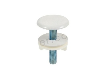 Cap plug for washbasins sink white, фото
