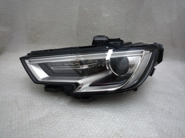 Фара левая audi a3 8v рестайлинг bi xenon led подсветка 8v0941005e новая, фото