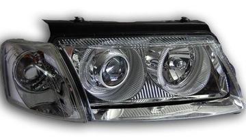 Фонаря angel глазки vw passat 3b 96-10/ 00 хром depo, фото