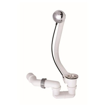 Siphon bathtub automatic managed chrome royal, фото