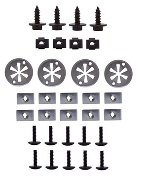 Seat leon set clip protection motor screw, фото