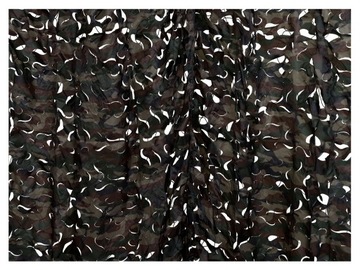 Mfh green military grid masking on fence 3x6 m woodland 3-door, фото