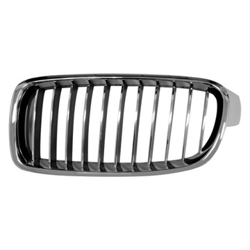 Bmw 3 f30 12-19 lattice nostril left chrome luxury line, фото
