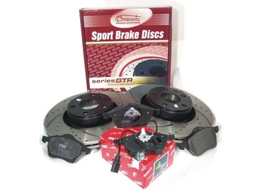 Disks pads audi a6 c6 04- 2.0 2.7 3.0 tdi tfsi, фото