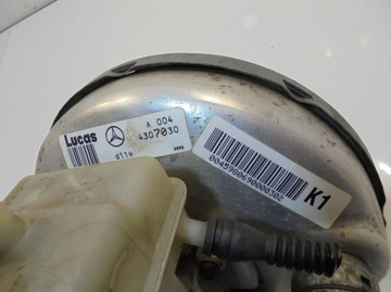 Vacuum brake booster a class a 140 w168 4307030, фото