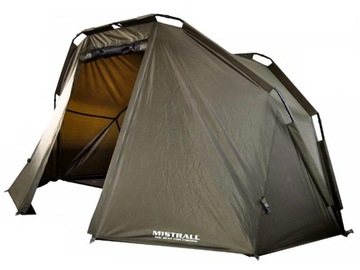 Стеклышка палатка клинья mistrall 2-osobowy karpiowy w303 x d280 x h155 сантиметри, фото