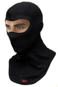 Long balaclava thermo with flange on motorcycle, фото