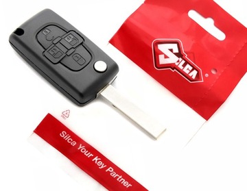 Ключ корпуса до citroen c2 c3 c4 picasso c5 c6 c8 peugeot аналог, фото