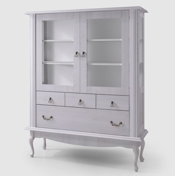 Showcase stylish 125cm lefkas/ pine classic ki5, фото