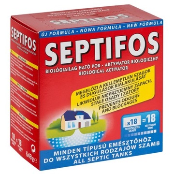 SEPTIFOS в септиках для септиков 18 шт.