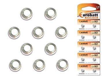 10X ALKAIC литиевая батарея AG1 LR621 SR60 D364