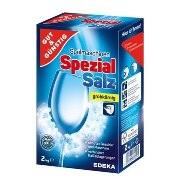 Немецкая соль для посудомоечной машины G & G Spezial Salz 2 кг
