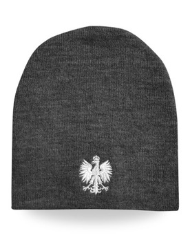 Зимова шапка Орел білий патріотична емблема Полюс