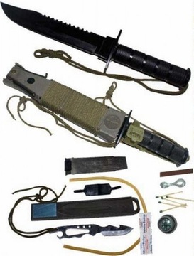 Военный нож RAMBO тактический чехол Slingshot + аксессуары