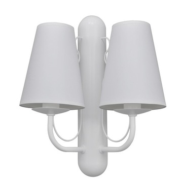 Двойной настенный светильник для детской комнаты белый DAZA