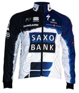 Saxo BANK велосипедна куртка WINDSTOPER Rozm XL