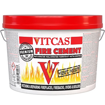 Огнестойкая шпатлевка-1250 ° C Premium VITCAS 5 кг