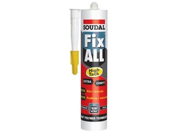 SOUDAL Fix All High Tack монтажний клей білий 290