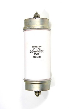 Тефлоновый импульсный конденсатор 0,01 МКФ 15 кв