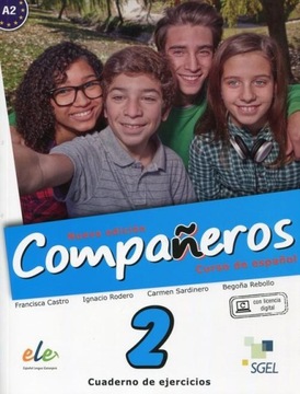 Companeros 2 ćwiczenia + licencia digital