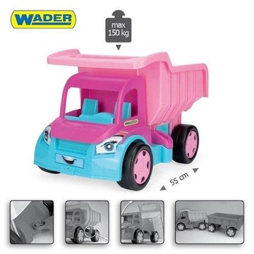 WADER 65006 ГИГАНТСКИЙ САМОСВАЛ ДЛЯ ДЕВОЧКИ