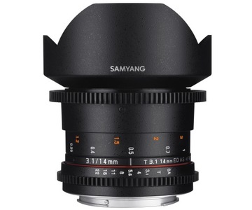 Samyang 14mm T3.1 Canon VDSLR MkII