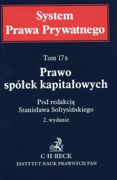 Prawo spółek kapitałowych Tom 17B Sołtysiński Stanisław