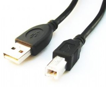 Кабель USB 2.0 типа AB AM-BM 3 м, черный
