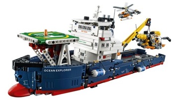 LEGO Technic 42064 Исследовательский корабль Ocean Explorer, списанный вертолет