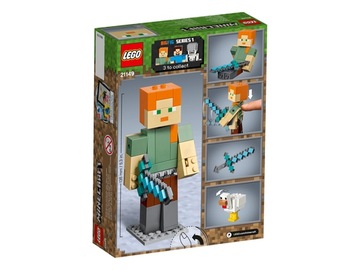 LEGO Minecraft 21149 Bigfig Алекс с курицей НОВЫЙ набор фигурок